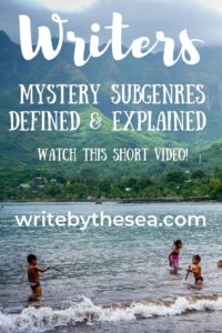 mystery subgenres explained