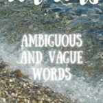 vague and ambiguous
