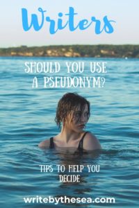 should you use a pseudonym