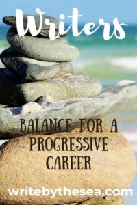 beach picture with title: balance for a progressive career