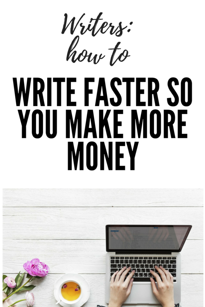 how to write faster