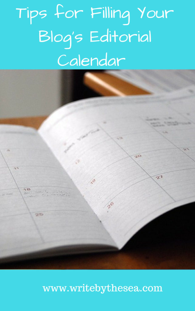 filling your editorial calendar