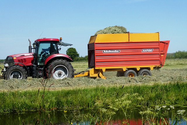 farm with tractor