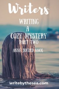 how to write a cozy mystery