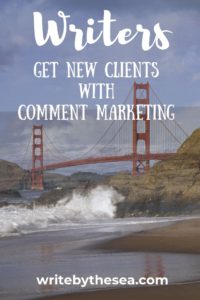 get clients with comment marketing
