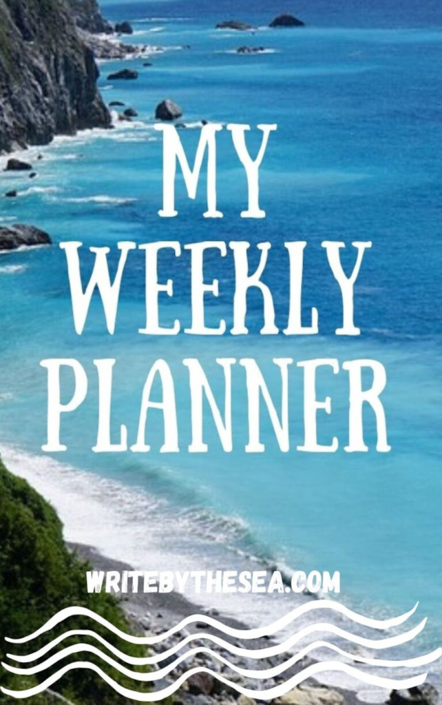 Weekly Planner for Writers  to Plan and Schedule Work Sessions