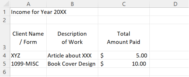 income records