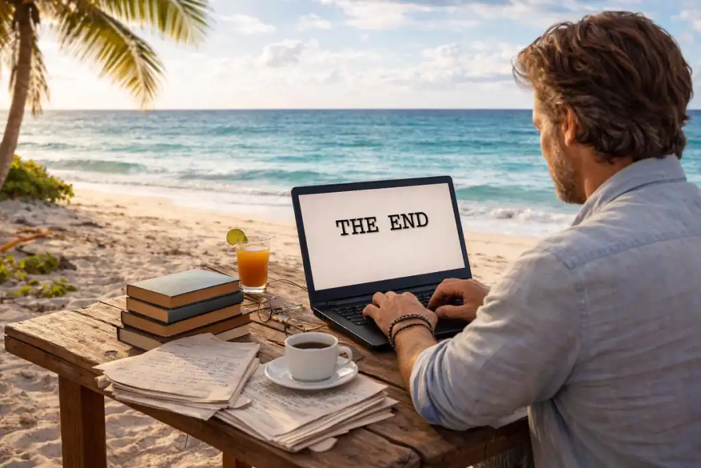 writer who finishes