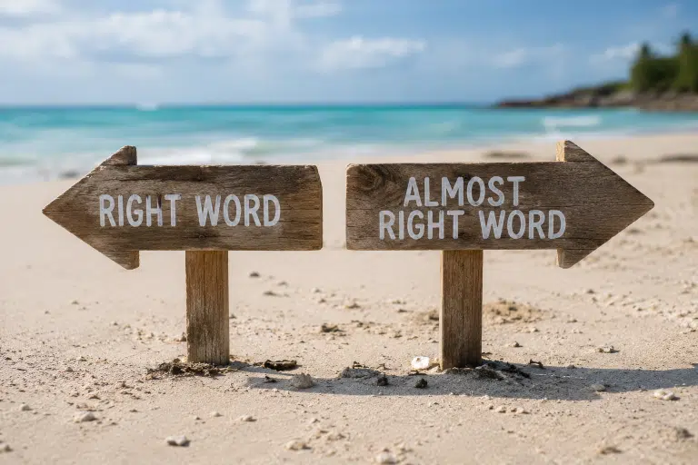 The Difference Between the Right Word and the Almost Right Word