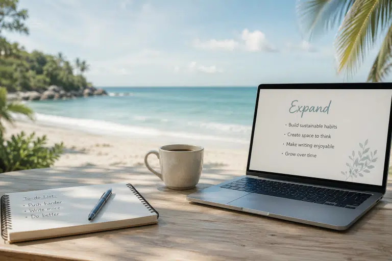 Pushing vs Expanding: A Better Way to Improve Writing Productivity
