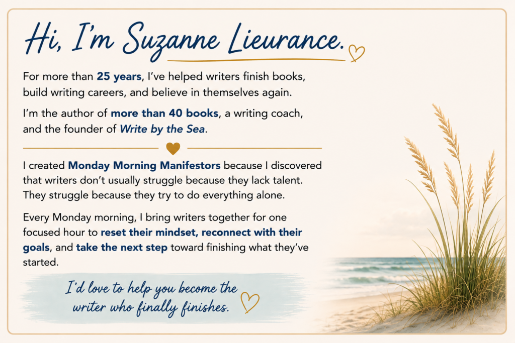 Monday Morning Manifestors Weekly Coaching Program for Writers