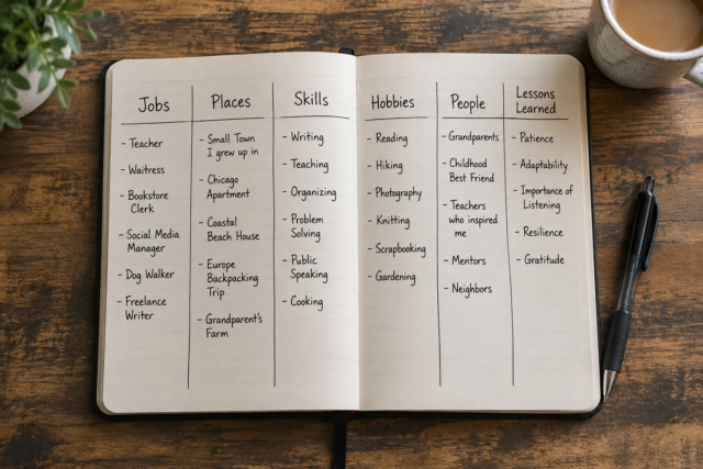 writing ideas from your own life