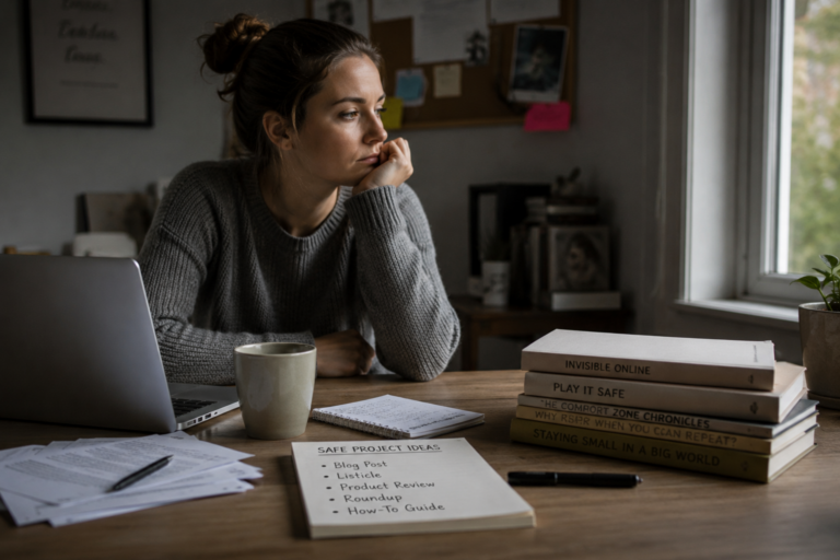 The Hidden Cost of Always Choosing the Safe Writing Project