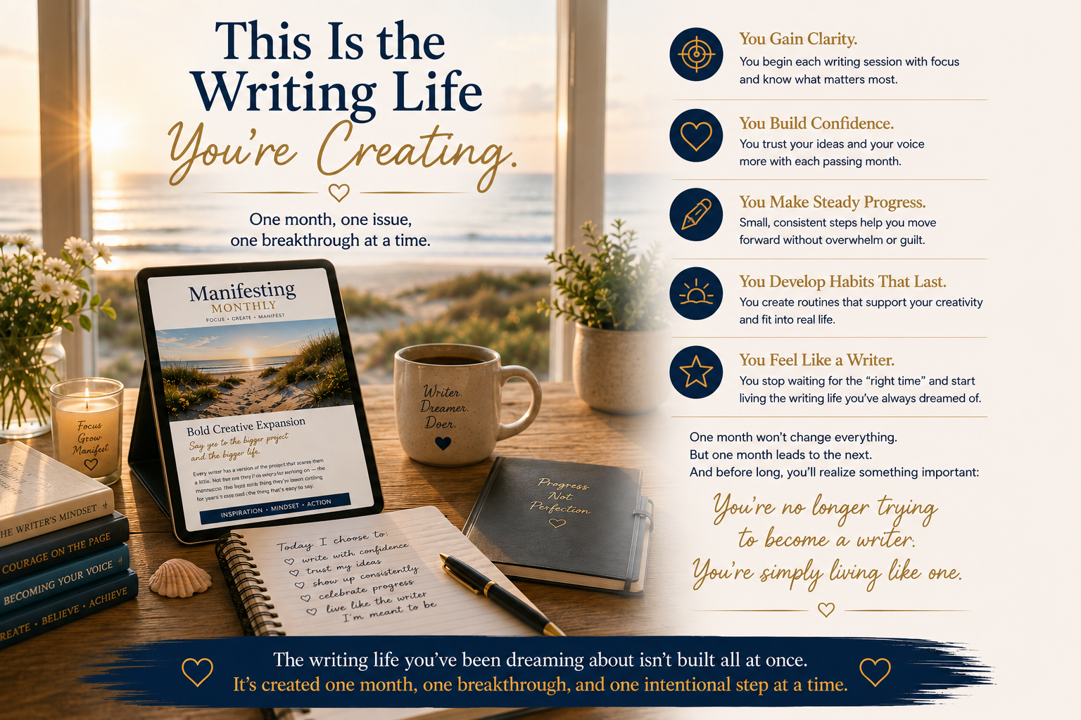 This is the writing life you are creating